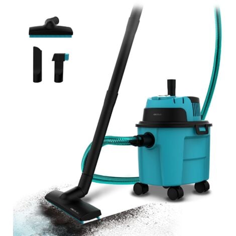 Cecotec Aspirapolvere Solidi e Liquidi 10 L Conga Rockstar Wet & Dry Compact. 1000 W, 18 kPa, Doppia funzione: Aspiratore e Soffiante, Ultraleggero e Compatto, Ruote, Raggio d'azione 5m