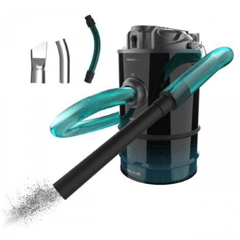 Cecotec – Aspirateur à cendre 120W – Capacité 15 L – Pression d'aspiration 18 kPa – Tube renforcé en métal – Filtre autonettoyant