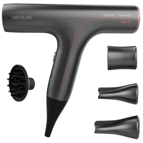 Cecotec Bamba IoniCare 6000 Rockstar Soft Pro secador 1200 W Negro