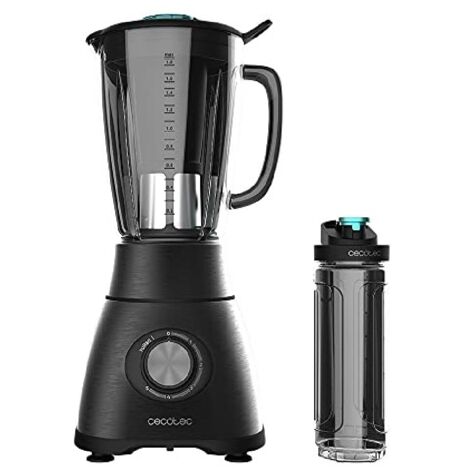 Cecotec Batidora de vaso Power Black Titanium 2500MAX Go