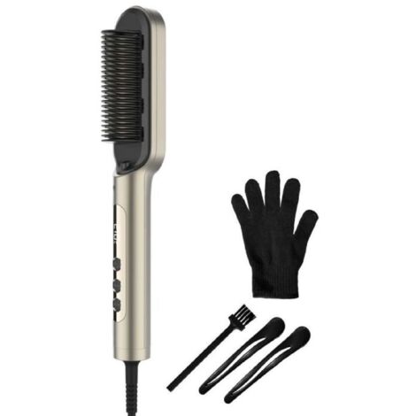 Cecotec Brosse Lissante avec Technologie Ionique InstantCare Lisse IonTech. 23 Dents, 9 Réglages de Température