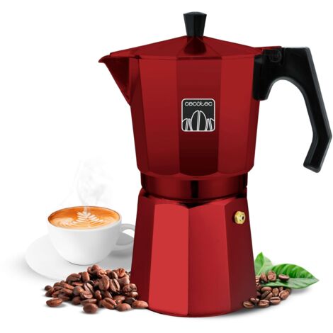 Cecotec Cafetera italiana Mokclassic 600 Red