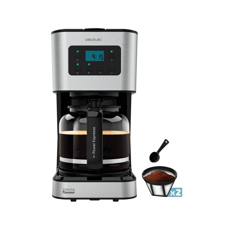 Cecotec - caffè 66 smart plus macchina da caffè a goccia 950w - caraffa in vetro da 1,5l - programmabile per 24h - tecnologia extemaroma - funzione