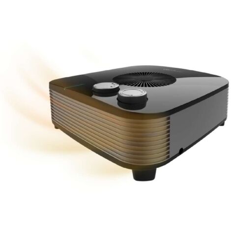Cecotec Calefactor eléctrico Termoventilador ReadyWarm 2060 Max Horizon Black. 2000W, 2 Niveles de Potencia, Bajo Consumo, 3 Mod