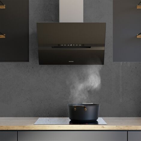 Cecotec Cappa decorativa Bolero Flux DT 608010 Glass Black A++