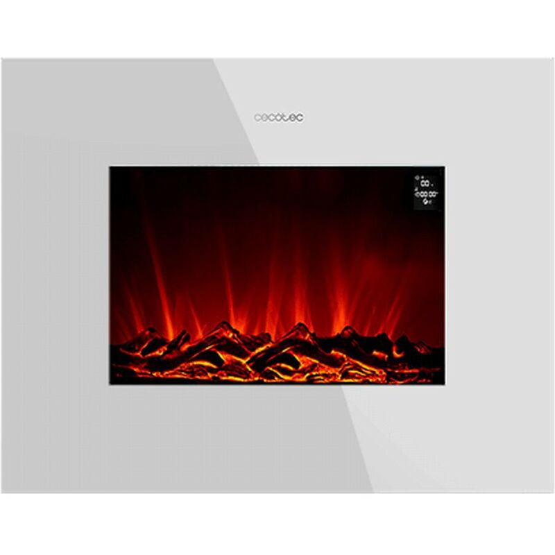 

Chimenea Eléctrica Decorativa de Pared ReadyWarm 2690 Flames Connected Blanco 1000 - 2000 W - Cecotec