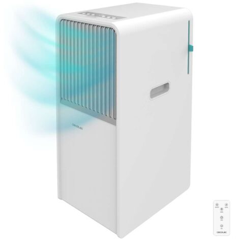Cecotec Climatiseur portable with Remote Control a ForceClima 7150 Style. 7000 BTU - 1750 Frigorías, Touch Control, LED Display, 4 Modes, 2 Vitesses, Timer, Couverture 20m2