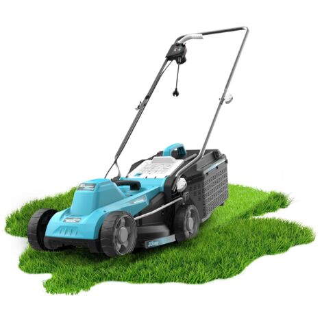 Cecotec Cortacésped de Cable Terrenator 330 Flex. 1200W, Ancho de Corte 33cm, Fácil Maniobrabilidad, Altura de Corte Ajustable, Seguridad con Tecnología BeltDrive