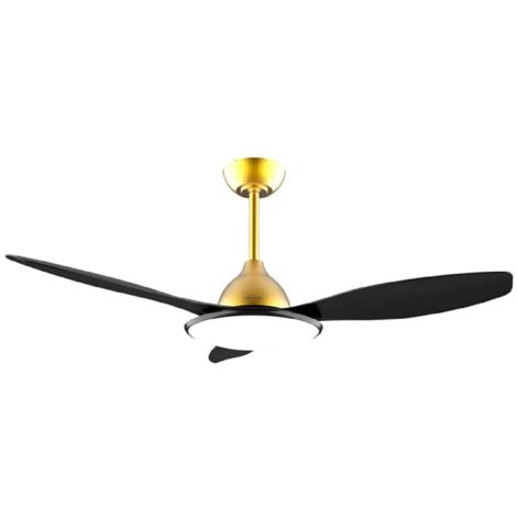Cecotec Deckenventilator mit Licht EnergySilence 4800 Licht GoldSchwarz