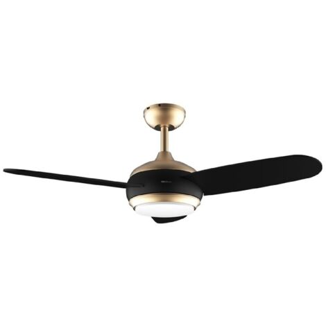 Cecotec Deckenventilator mit Licht EnergySilence Aero 4265 GoldSchwarz