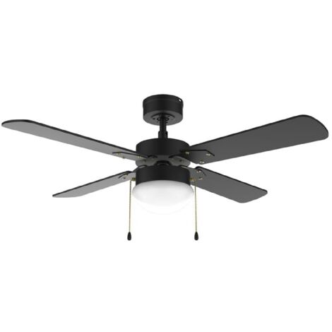 Cecotec Deckenventilator mit Licht EnergySilence Aero 450 VollSchwarz