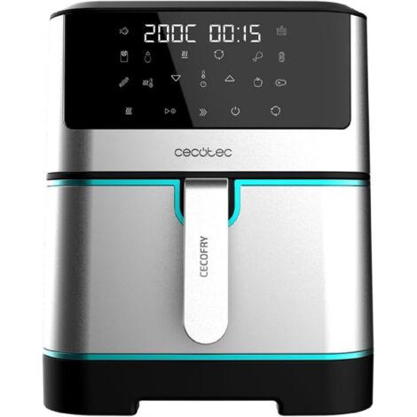 CELLY Cecotec Freidora de aire Cecofry Supreme 8000 8 L 1800 W 10 menús Tecnología Perfeft Cook 30ºC - 200ºC Control táctil.