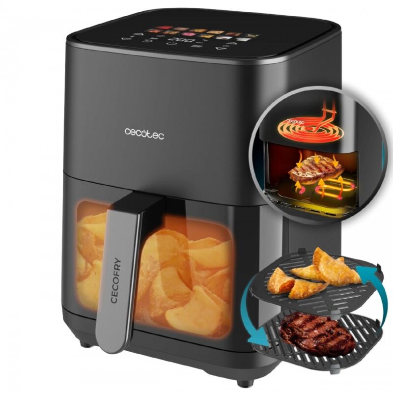 Freidora sin aceite Cecofry&Grill Duoheat 4000 - Cecotec