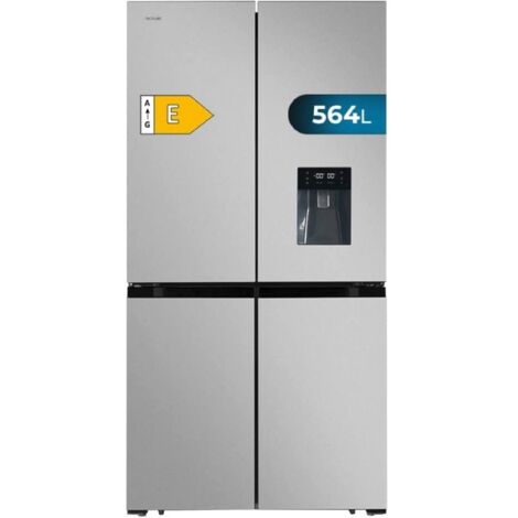 Cecotec Frigorífico 4 puertas Bolero CoolMarket 4D 564 Inox E