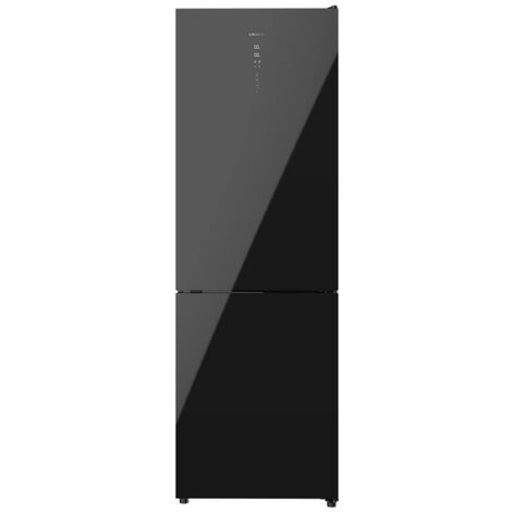 Cecotec Frigorífico combi Bolero CoolMarket Combi 322 Black Cristal D