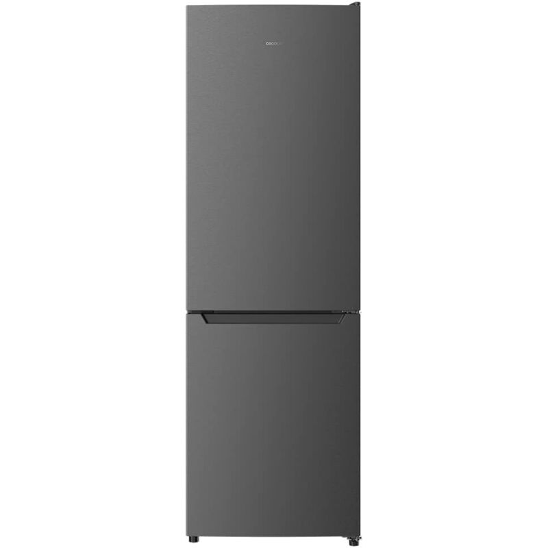 Cecotec Frigorífico Combi Total No Frost de 322L Bolero CoolMarket Combi 322i Black Glass E. Alto 185,5cm, 59,5cm de Ancho, Tecnología Multi Airflow,