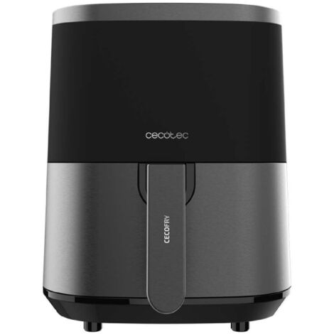 Cecotec Fritteuse de Air sin ölfrei de 4 L Cecofry Fantastik Inox 4000 Air Fritteuse 1400 W, Kompakt, Panel de Touch Control, 9 Menüs, PerfectCook Technology, 80-200Grad C, Zeit einstellbar