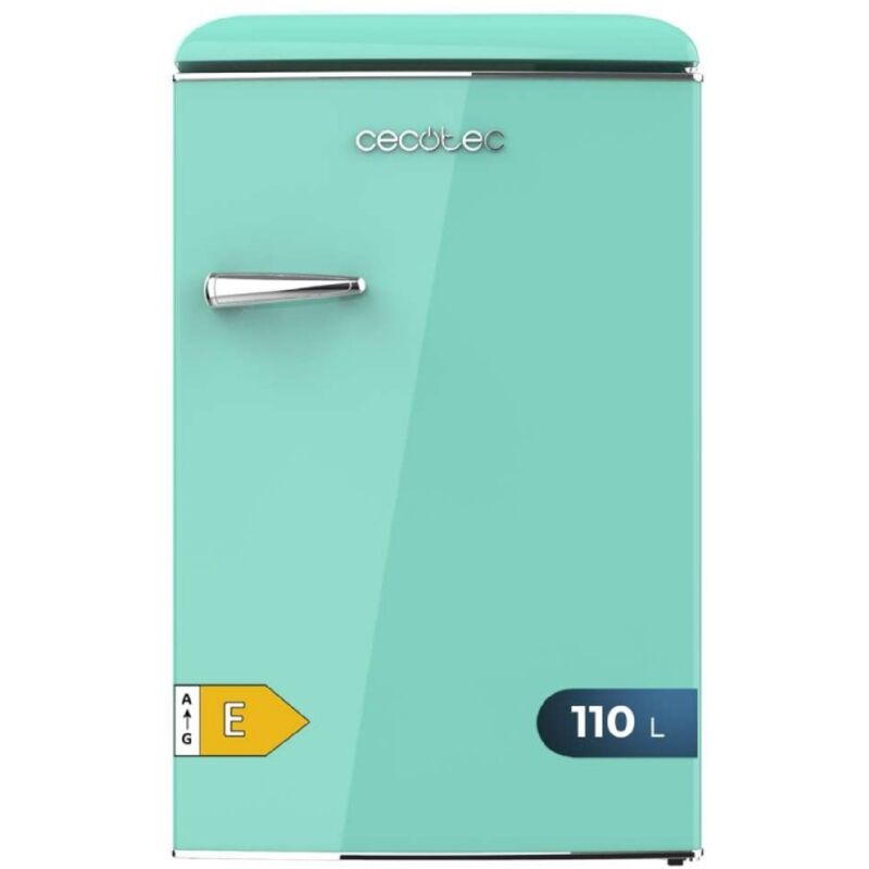 Cecotec - Réfrigérateur rétro Bolero CoolMarket tt Origin 110 Green e