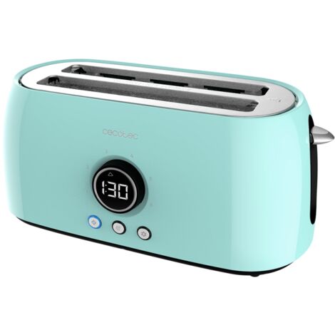 Grille-pain convoyeur 2 200 watts 3 fonctions toaster professionnel grille- pain rotatif (puissance : 2 200 w, vitesses : 7, mode veille, petits pains,  pain)