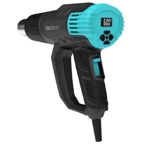 Cecotec Hell Gun de Heat Hell Gun 9500 Vision. 2000W, Commande numérique, chauffage ultra rapide, 4 têtes, mains libres, température réglable 50-600 ºC, 2 niveaux de puissance de air, mallette de tran