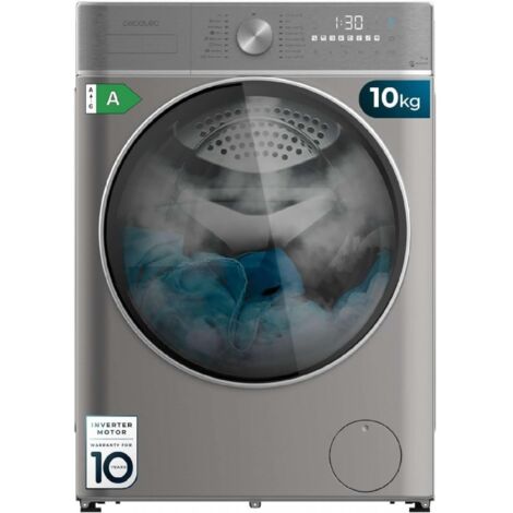 Cecotec Lavadora de carga frontal Lavadora Bolero DressCode 10800 Inverter Steel A