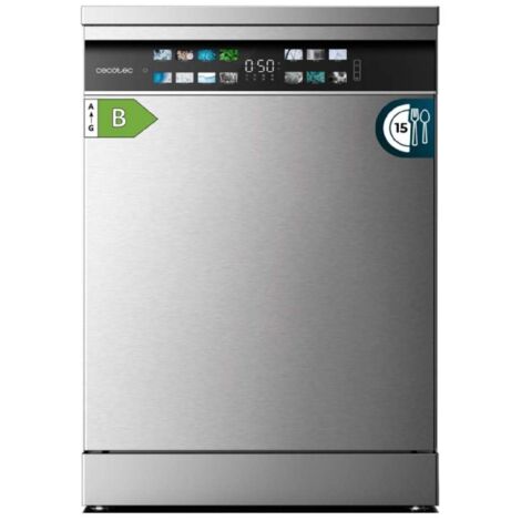 Cecotec Lave-vaisselle de 60 cm Bolero Aguazero 6700 Inox B