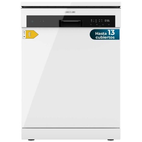Cecotec Lave-vaisselle Indépendant de 60 cm Bolero Aguazero 6100 E. 1850W, 13 Couverts, 6 Programmes, Fonction Dry+