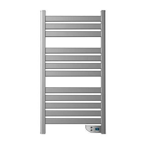 Cecotec Low Power Electric Towel Rail Radiator Ready Warm 9050 Twin Towel Inox. Asciugatrice 500 W, IP24 2 modalità, timer, display LED, design moderno, kit di installazione