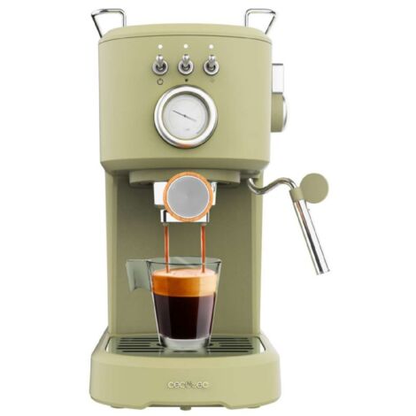 Cecotec Macchina del caffè espresso Power Espresso 20 Retro Green