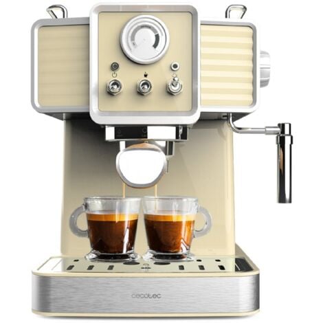 Cecotec Machine à café express Power Espresso 20 Tradizionale Light Yellow