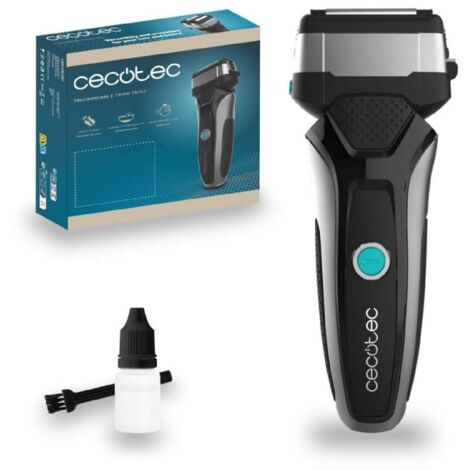 Cecotec Máquina de Cortar la Barba Inalámbrica, Afeitadora Laminar PrecisionCare X-Trimm Triple. 3 Cuchillas de Acero Inoxidable, Pantalla, Autonomía de 60mins, Protección IPX6