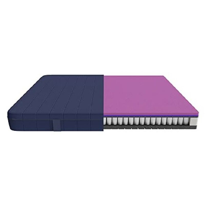 Cecotec - Matelas E-Hybrid+ 160 x 190 4 Couches, Sacs de Printemps, Hauteur 28 cm, Haute Fermeté, Séparatemuv, Morphadapt +, Softfresh et Easyclean