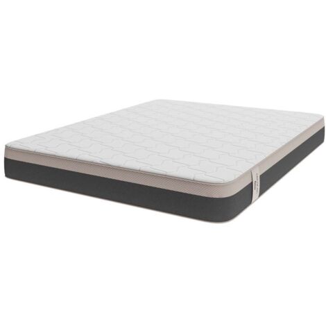 Cecotec Matelas Flow PureVital 4900 105X190 Multi-couche, hauteur 28 cm, haute fermeté, mousse de mousse + noyau, double système double pour l'hiver et l'été