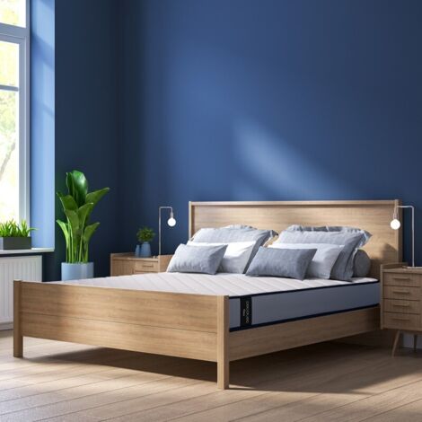 Cecotec Matratze Flow ViscoCare 1900 90x190cm.Mehrschichtig, Höhe 21 cm, FoamTech Kern, Hohe Festigkeit, ViscoCare Memory Foam Schicht, PureCare Stoff, Doppelseitig AllPerfect