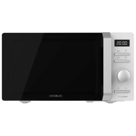 Cecotec – Micro-ondes à poser 19 L – Puissance 700 W – 5 niveaux – Technologie Inverter pour cuisson uniforme – Écran LED – Sécurité enfant