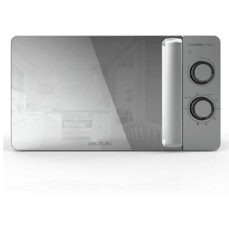 Cecotec - Micro-onde sans plateau tournant Proclean 3160 Flatbed Mirror