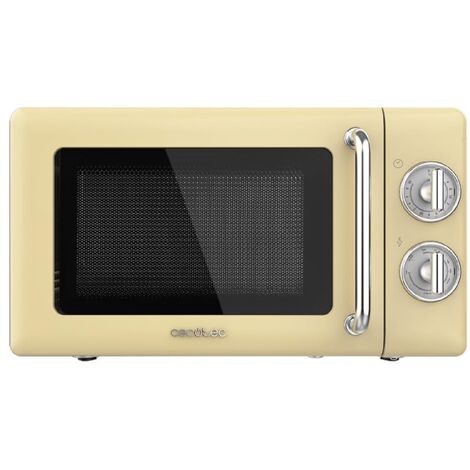 Cecotec Microondas 20l con grill proclean 3110 retro yellow
