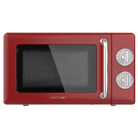 Cecotec Microondas con grill Microondas 20l con grill proclean 3110 retro red