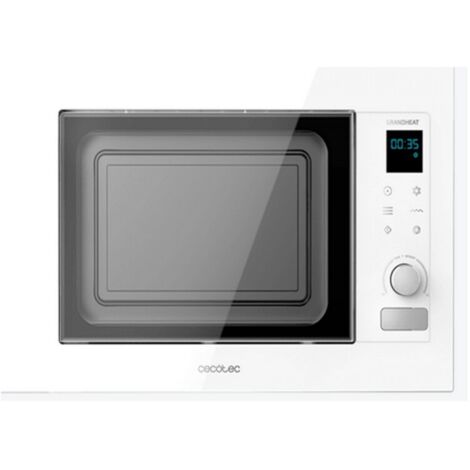 Cecotec Microondas encastrable con plato Microondas Encastrable Grandheat 2090 Built-In Touch White