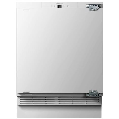 Cecotec Mini frigo da incasso con capacità di 138 litri, classe E, display touch e Fast Cooling.