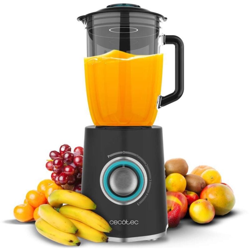 Cecotec - Mixeur-blender Power Black Titanium 2000MAX Mix Go