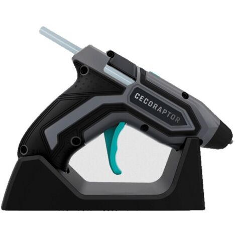 Cecotec Pistola de Encolar sin Cables CecoRaptor Perfect Fix 360 X-Treme. Batería de 3,7V y 1500 mAh, Diámetro barra 7mm y 140 mm de Largo, Calentamiento 90s, Autonomía hasta 30 min