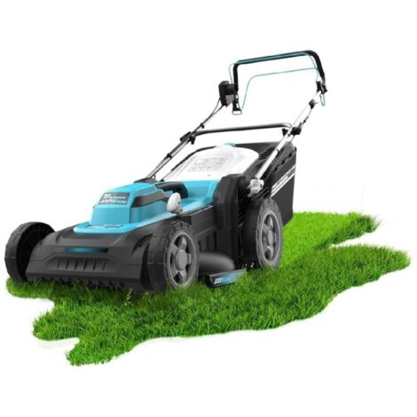 Cecotec Rasaerba de Cable Terrenator 460 Flex Z Auto. 2000W, Larghezza de di taglio 46cm, Trasmissione automatica, Sistema Z-Tech con cambio di altezza, 4in1 con Mulching, Ruote posteriori XL, Tecnolo
