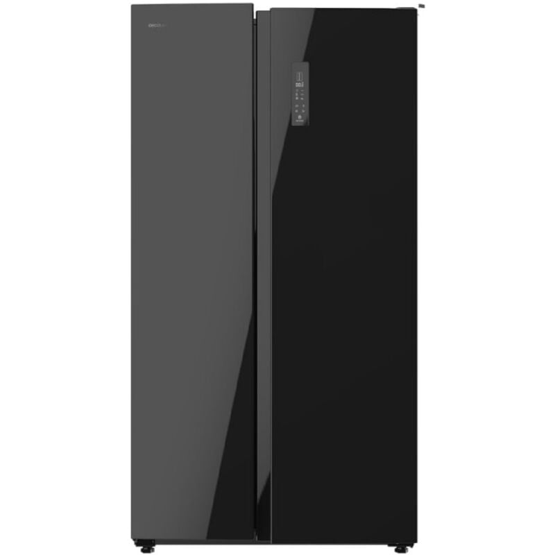 Cecotec - Réfrigérateur américain de 550 Litres Bolero CoolMarket sbs 550 Glass e. 177 cm de Haut et 90 cm Large, Multi Air Flow System, Total No