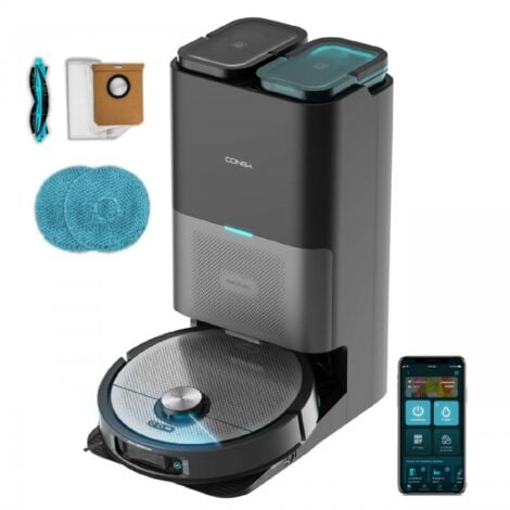 Cecotec Robot Aspirador Conga 15090 SpinArm Home&Wash