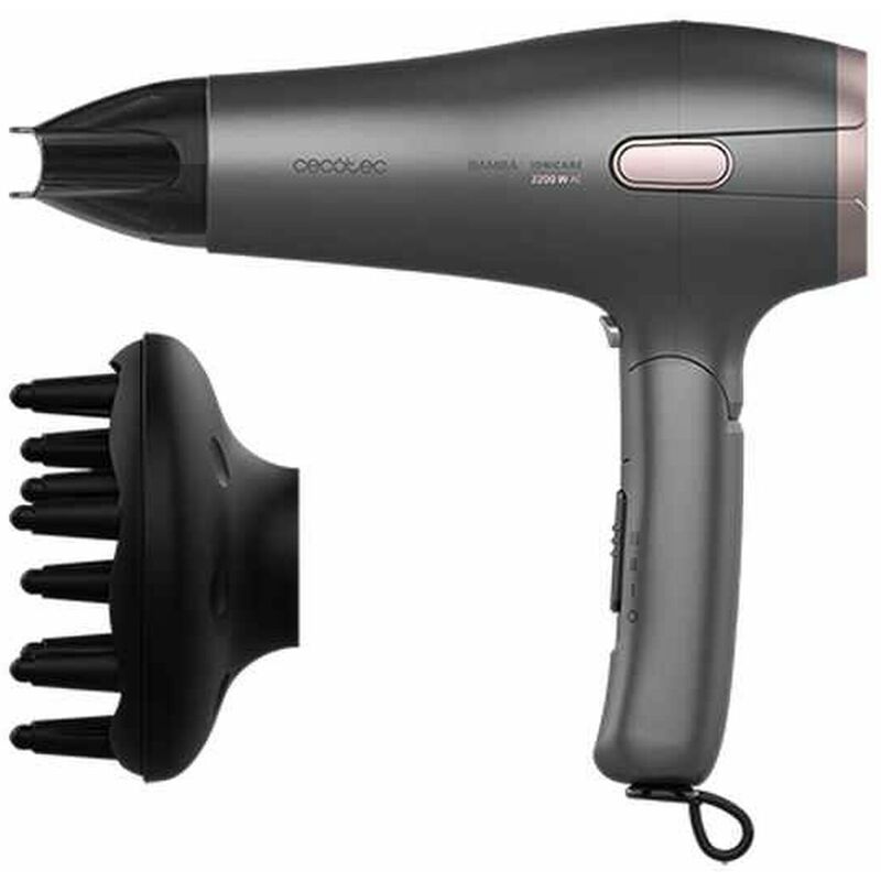 

Cecotec - Secador de Pelo Bamba IoniCare 5250 EasyCollect Pro 2100 W Negro