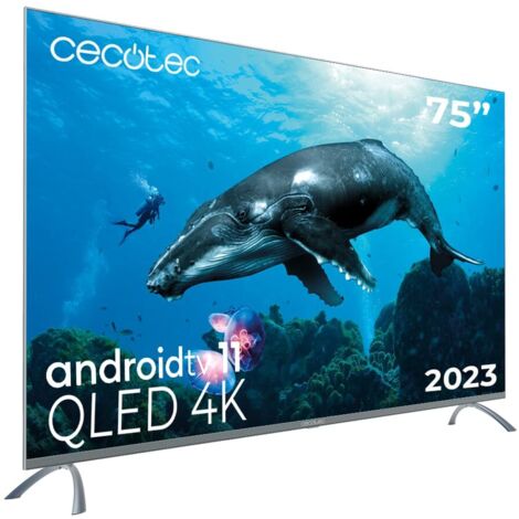 Cecotec Televisor QLED 75" Smart TV V3+ Series VQU30075+ Cecotec.