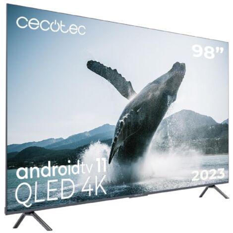Cecotec Televisor QLED 98" Smart TV V3+ Series VQU30098+S Cecotec.
