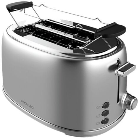 Cecotec Tostador vertical Tostador Vertical Toast&Taste 1000 Retro Double Inox