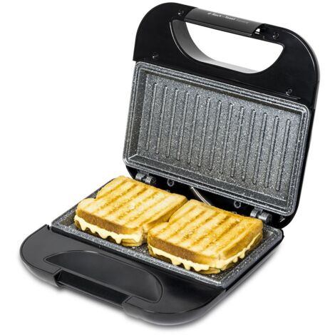 Cecotec Tostapane Rock'Toast. Rivestimento antiaderente, manico isolato, vano porta-cavo, 750 W (Rock’nToast)